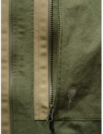 D-VEC camicia in lino khaki con cerniera camicie uomo acquista online