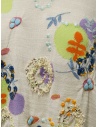 M.&Kyoko T-shirt in carta e cotone beige a fiori ricamatishop online t shirt donna