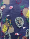 M.&Kyoko T-shirt in carta e cotone blu a fiori ricamatishop online t shirt donna