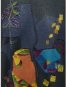 Fuga Fuga t-shirt in carta e cotone nera a ricami coloratishop online t shirt donna