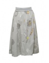M.&Kyoko gonna grigia a fiori e caramelle in cotoneshop online gonne donna