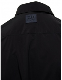 D-VEC black shirt with pocket and elastic edge
