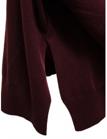 Ma'ry'ya maglia a collo alto in lana bordeaux maglieria donna prezzo