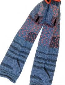 Kapital guanti lunghi senza dita in lana blu