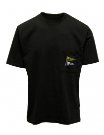 Kapital Black T-shirt with little flags online