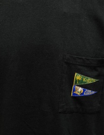 Kapital Black T-shirt with little flags