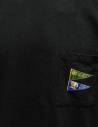Kapital Black T-shirt with little flags shop online mens t shirts