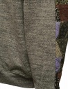 Kapital grey sweatshirt with patchwork on the back K2403LC094 CHARCOALxBLK buy online