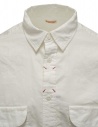 Kapital camicia bianca con ricami rossi EK-1666LS WHITE prezzo