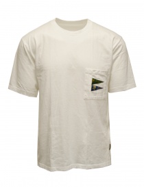 Kapital White T-shirt with little flags online