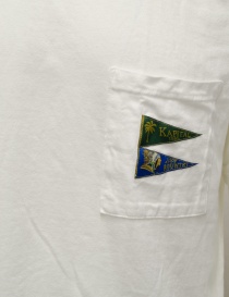 Kapital White T-shirt with little flags