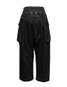 Kapital black multi-pocket cargo trousers shop online womens trousers