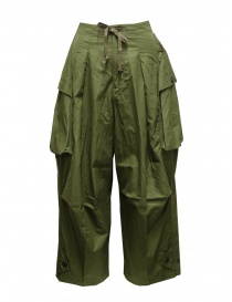 Kapital khaki green multi-pocket cargo trousers online