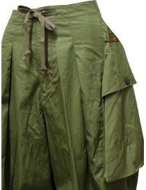 Kapital khaki green multi-pocket cargo trousers womens trousers buy online