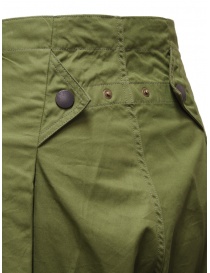 Kapital khaki green multi-pocket cargo trousers womens trousers price