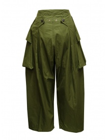 Kapital khaki green multi-pocket cargo trousers price