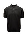 Goldwin black seamless polo buy online GL65142 BLACK