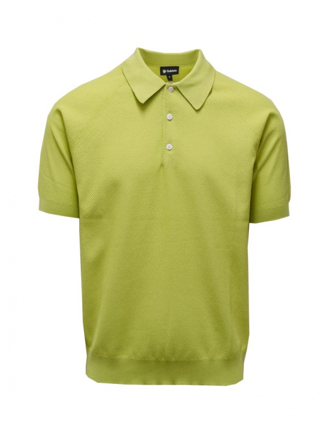 Goldwin polo verde acido senza cuciture GL65142 HONEY OLIVE Goldwin polo verde acido senza cuciture GL65142 HONEY OLIVE t shirt uomo online shopping