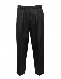 Pantaloni uomo online: Goldwin pantaloni One Tuck neri