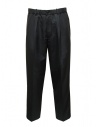 Goldwin pantaloni One Tuck neri acquista online GL75175 BLACK