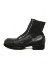 Guidi GR07FZ stivali neri a doppia cerniera in pelle di cavalloshop online calzature uomo