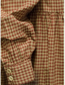 A Tentative Atelier lungo abito a camicia a quadretti rosso mattone abiti donna acquista online