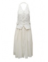 A Tentative Atelier Sarton abito lungo a gilet bianco naturale acquista online A2525707 OFF WHITE