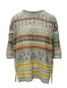 M.&Kyoko t-shirt in maglia di cotone a righe colorate acquista online BEN01201WA CELADON 43
