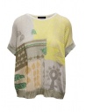 Fuga Fuga yellow grey pink knit T-shirt buy online BEN07220WA L-GRAY 71