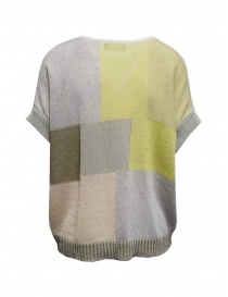 Fuga Fuga yellow grey pink knit T-shirt