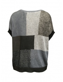 Fuga Fuga grey knitted T-shirt geometric pattern