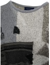 Fuga Fuga grey knitted T-shirt geometric pattern BEN07220WA BLACK 81 buy online