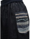 M.&Kyoko pantalone cropped nero con tasca laterale BEN01267WA BLACK 81 prezzo