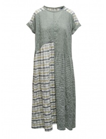 Fuga Fuga green tunic long patchwork dress online