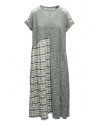 Fuga Fuga abito patchwork lungo a tunica verde acquista online BEN07252WA GREEN 42