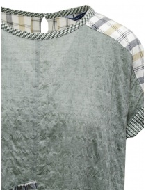 Fuga Fuga abito patchwork lungo a tunica verde abiti donna acquista online