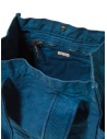 Kapital borsa tote in canvas blu pavone EK-1399XB PEACOCK BLUE prezzo