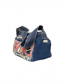 Kapital oversized printed denim tote bag