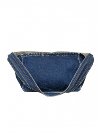 Kapital borsa tote oversize in jeans con stampa prezzo