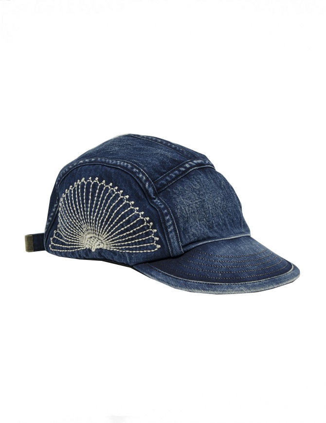 Kapital embroidered denim hat EK-777XHA IDG Kapital embroidered denim hat EK-777XHA IDG hats and caps online shopping