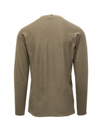 Label Under Construction T-shirt manica lunga marrone a righe