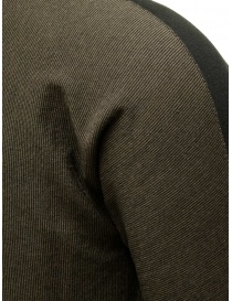 Label Under Construction T-shirt nera a righe sul retro prezzo
