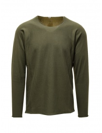 Label Under Construction maglietta manica lunga verde militare a righe online