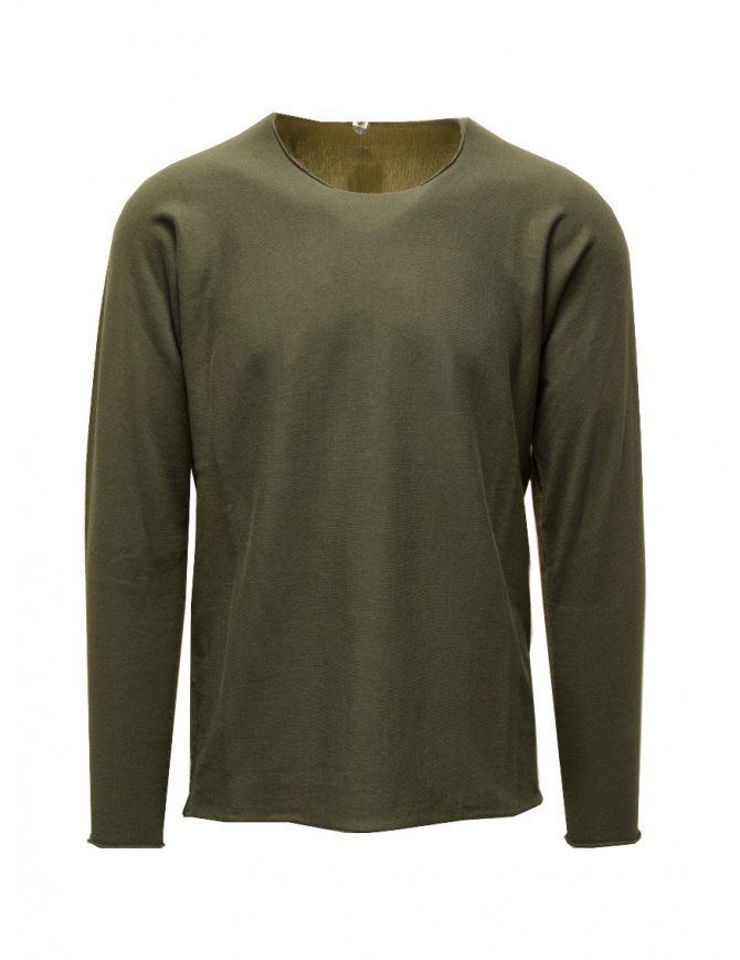 Label Under Construction maglietta manica lunga verde militare a righe 45YSW262ZER3/1 ML/MS Label Under Construction maglietta manica lunga verde militare a righe 45YSW262ZER3/1 ML/MS t shirt uomo online shopping