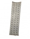 Kapital sciarpa-stola oversize ecru con linee a tratti acquista online K2411XM551 ECRU