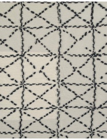 Kapital sciarpa-stola oversize ecru con linee a tratti prezzo