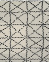 Kapital sciarpa-stola oversize ecru con linee a tratti K2411XM551 ECRU prezzo