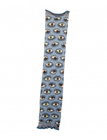 Kapital printed eyes light blue scarf online