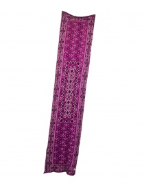 Kapital long cyclamen-colored geometric print scarf online