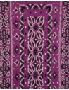 Kapital long cyclamen-colored geometric print scarf shop online scarves
